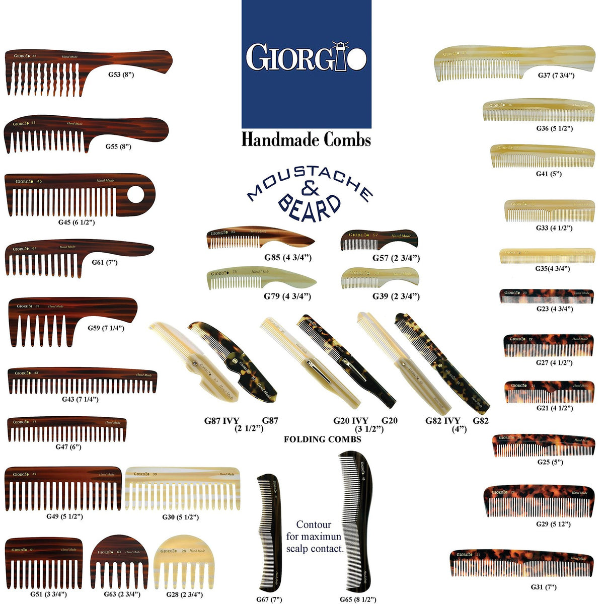 Large Wide-Tooth Detangling Comb for Thick Curly Wavy Hair - Pain-Free Hair & Beard Styler
