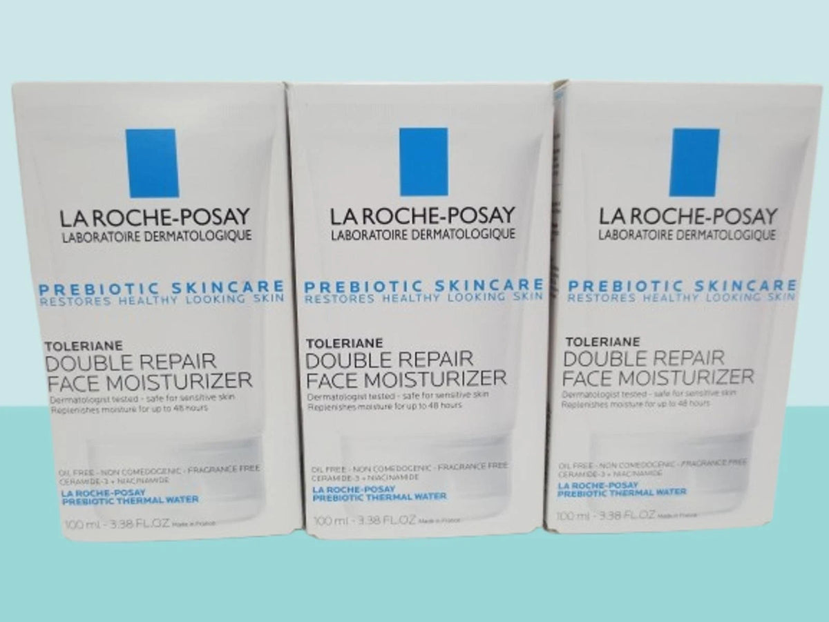 LA ROCHE POSAY TOLERIANE DOUBLE REPAIR FACE MOISTURIZER 3.38 OZ EXP: