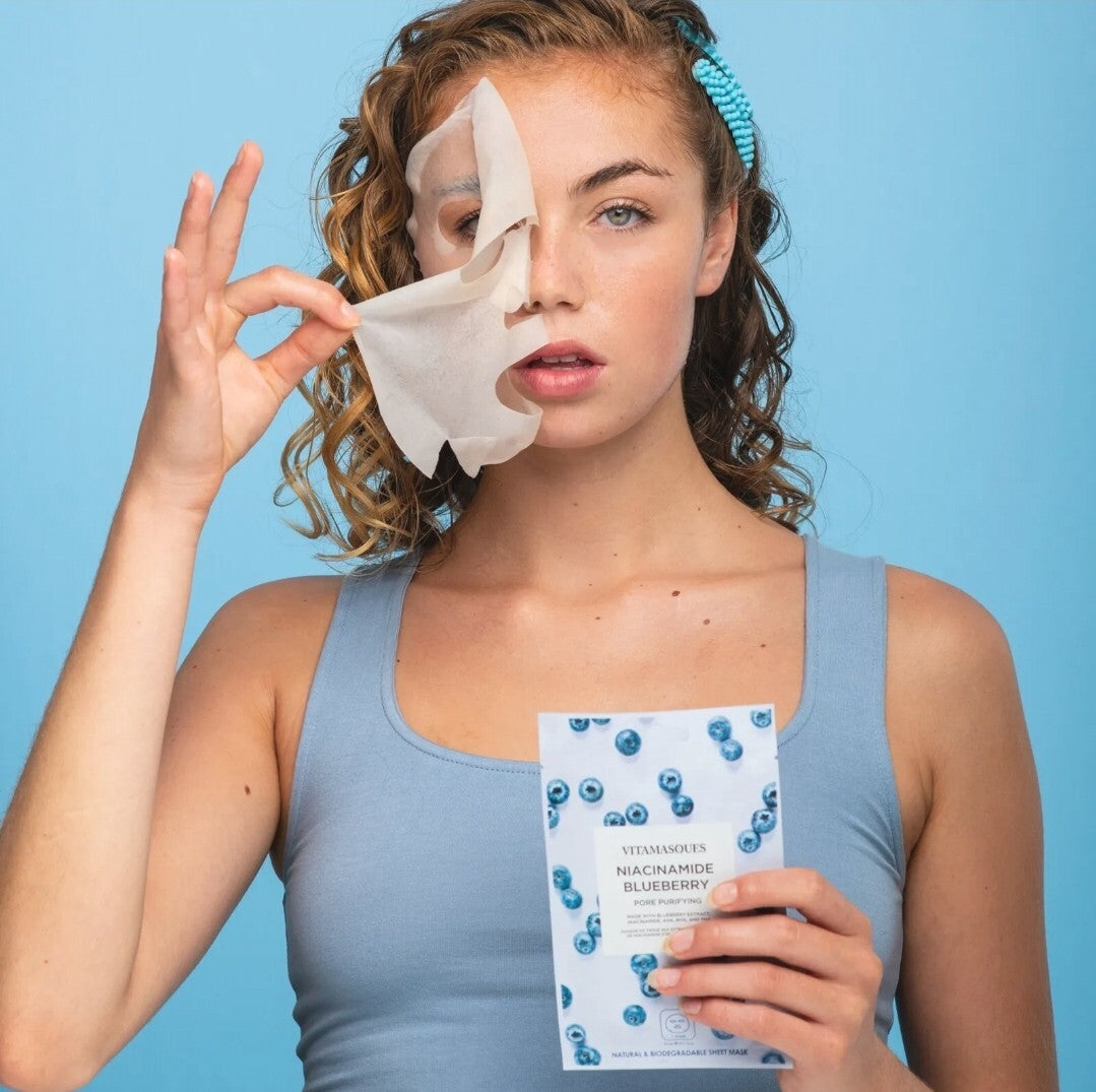 Niacinamide Blueberry Pore Purifying Face Mask