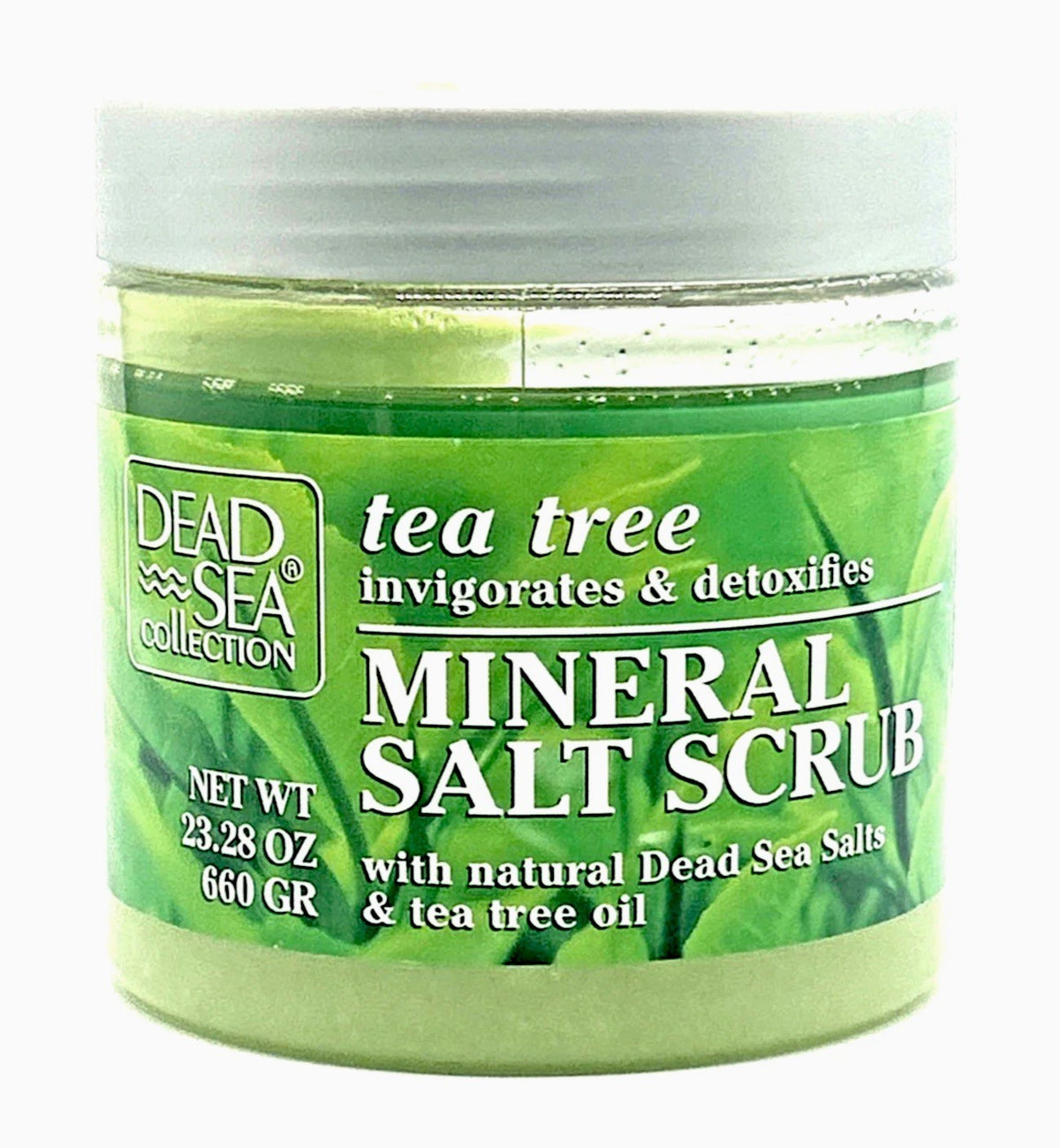 Dead Sea Collection Tea Tree Exfoliating Glow Mineral Salt Scrub