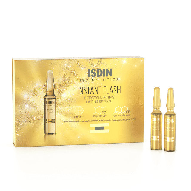 Isdin Instant Flash Anti-Wrinkle Serum - 5 Ampules x 2ml