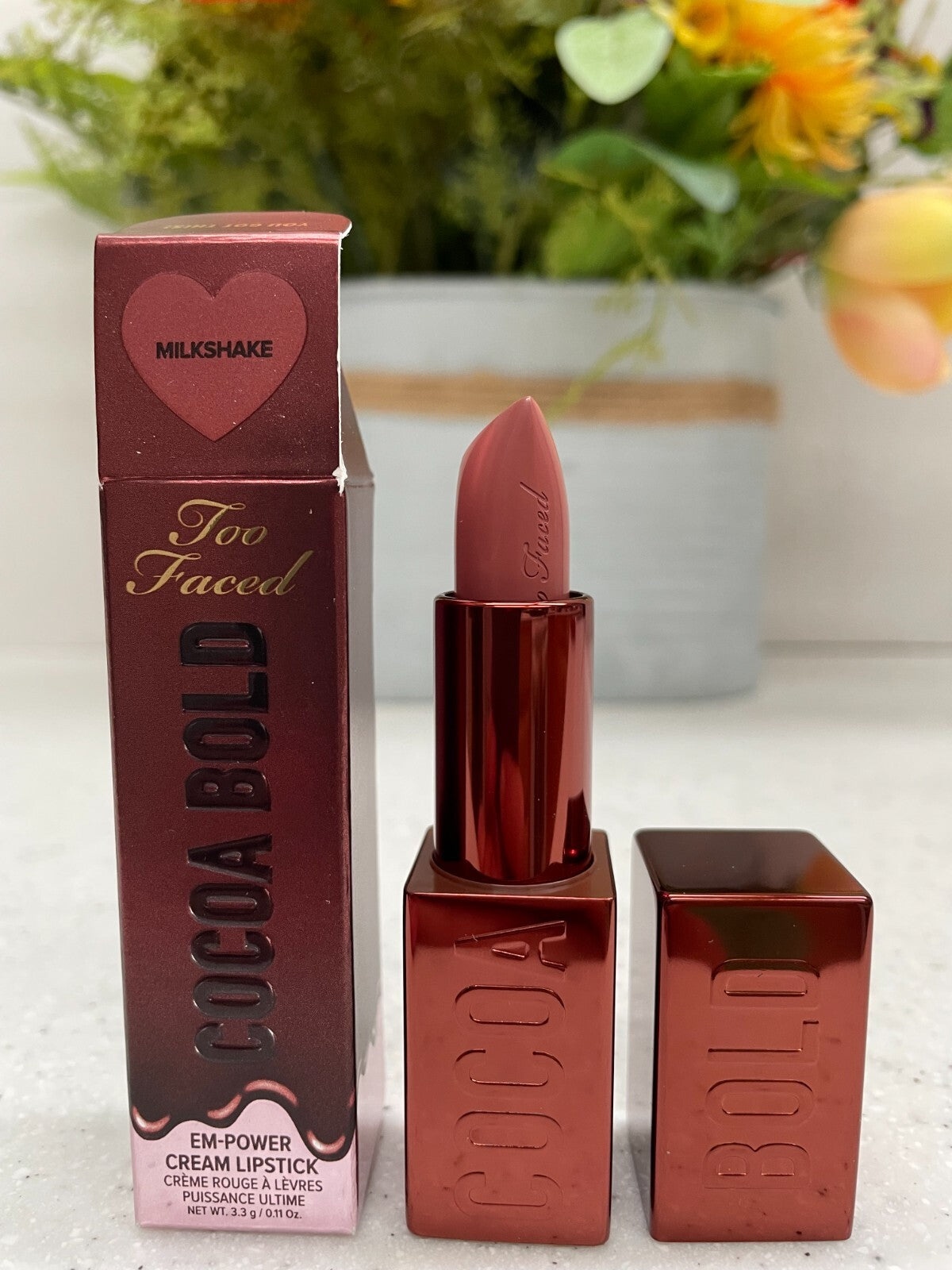 Cream Lipstick - Cocoa Nude Shades with Bold, Butter Texture - Multiple Variants