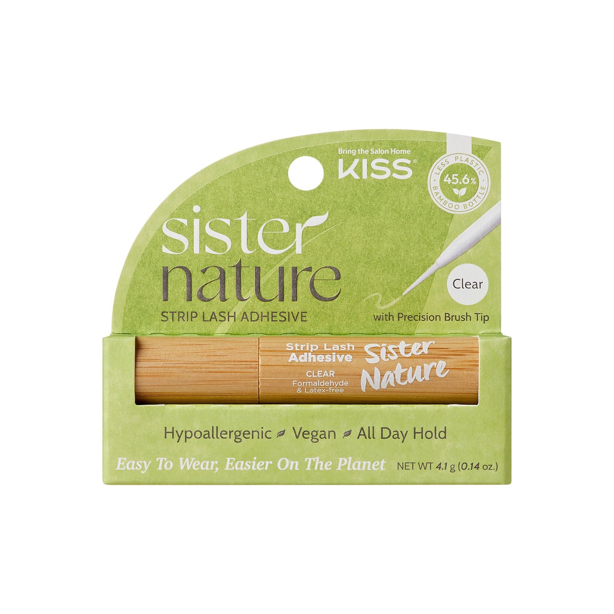 Clear Lash Glue for Strip Lashes - Natural, Hypoallergenic, Vegan
