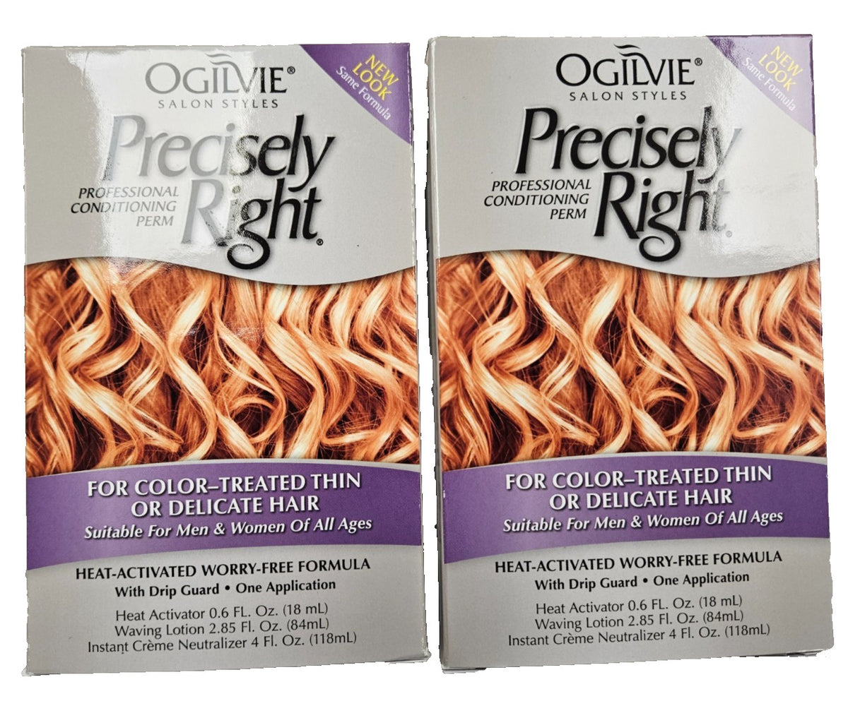 Ogilvie PR Perm Kit for Color-Treated & Delicate Hair – 2 Pack