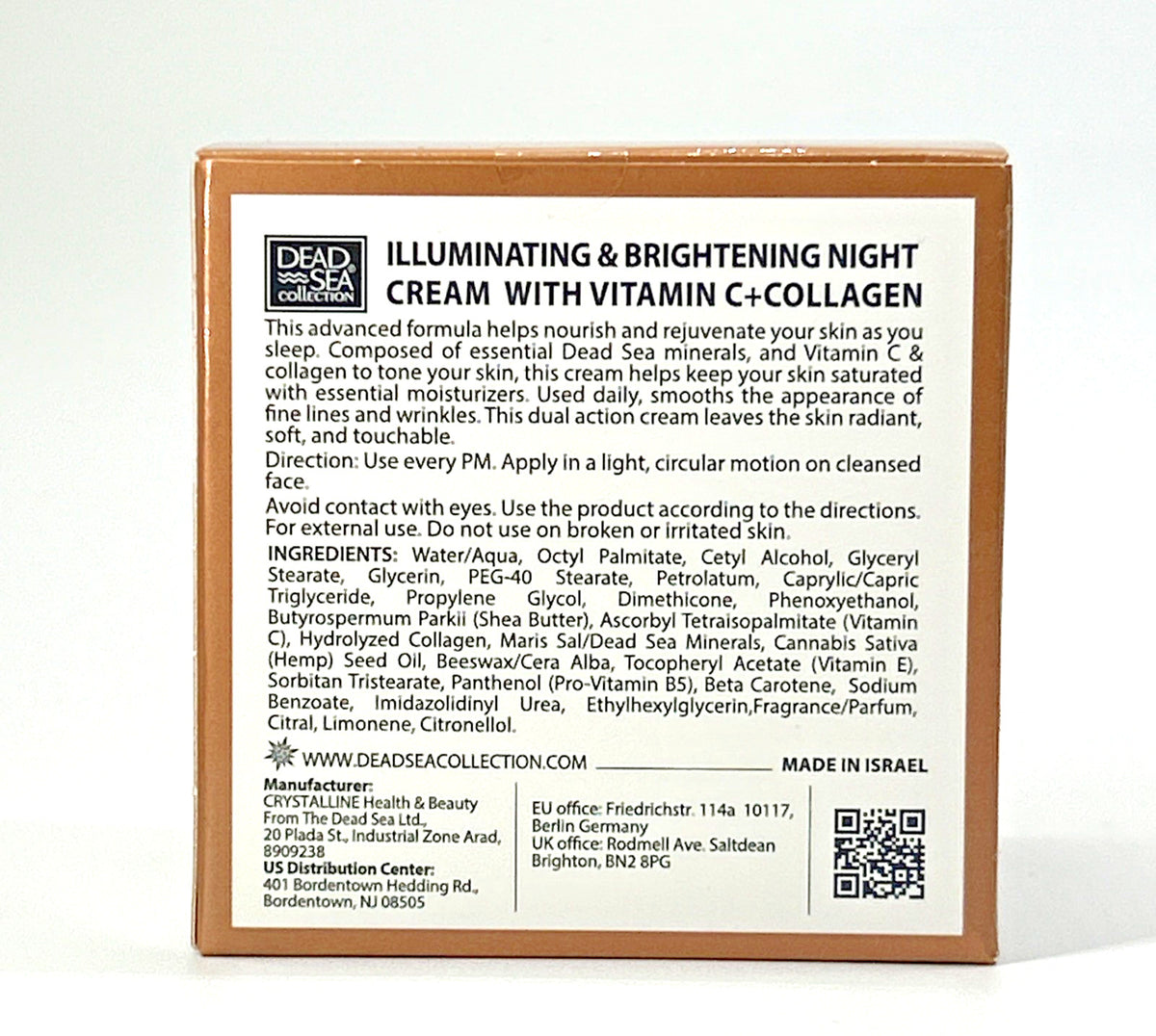 Vitamin C Collagen Night Cream - Anti-Aging Moisturizer for Youthful Skin