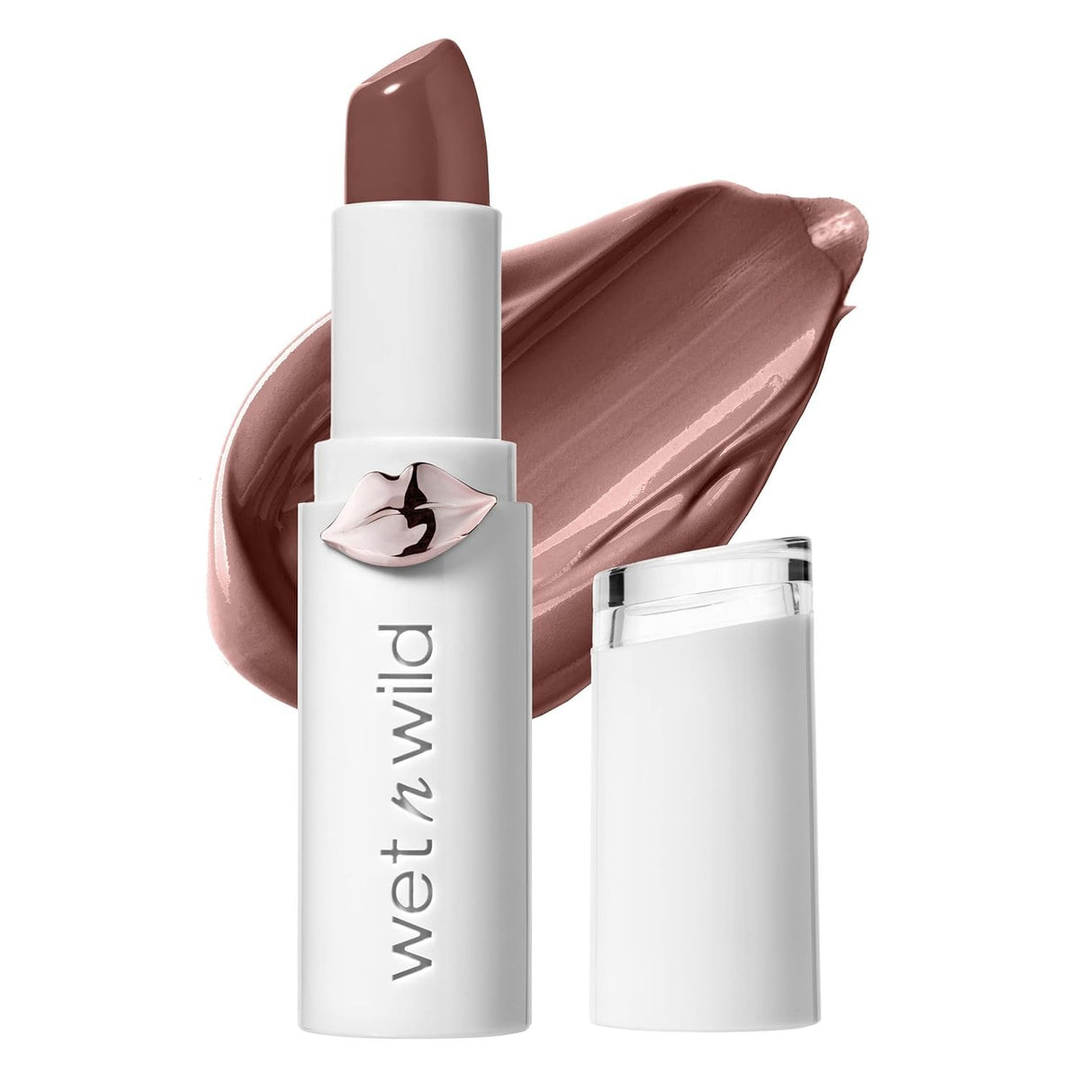 Cruelty-Free High-Shine Lipstick in Mad for Mauve - Buildable, Nourishing Color