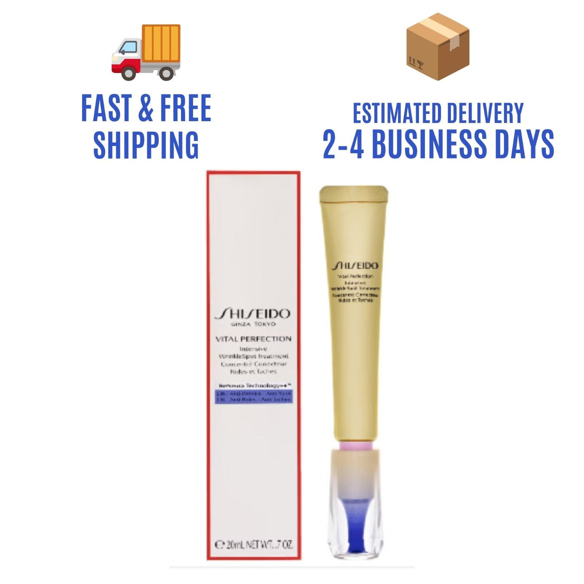 Shiseido Vital Perfection Wrinkle & Dark Spot Treatment 20ml - All Skin Types