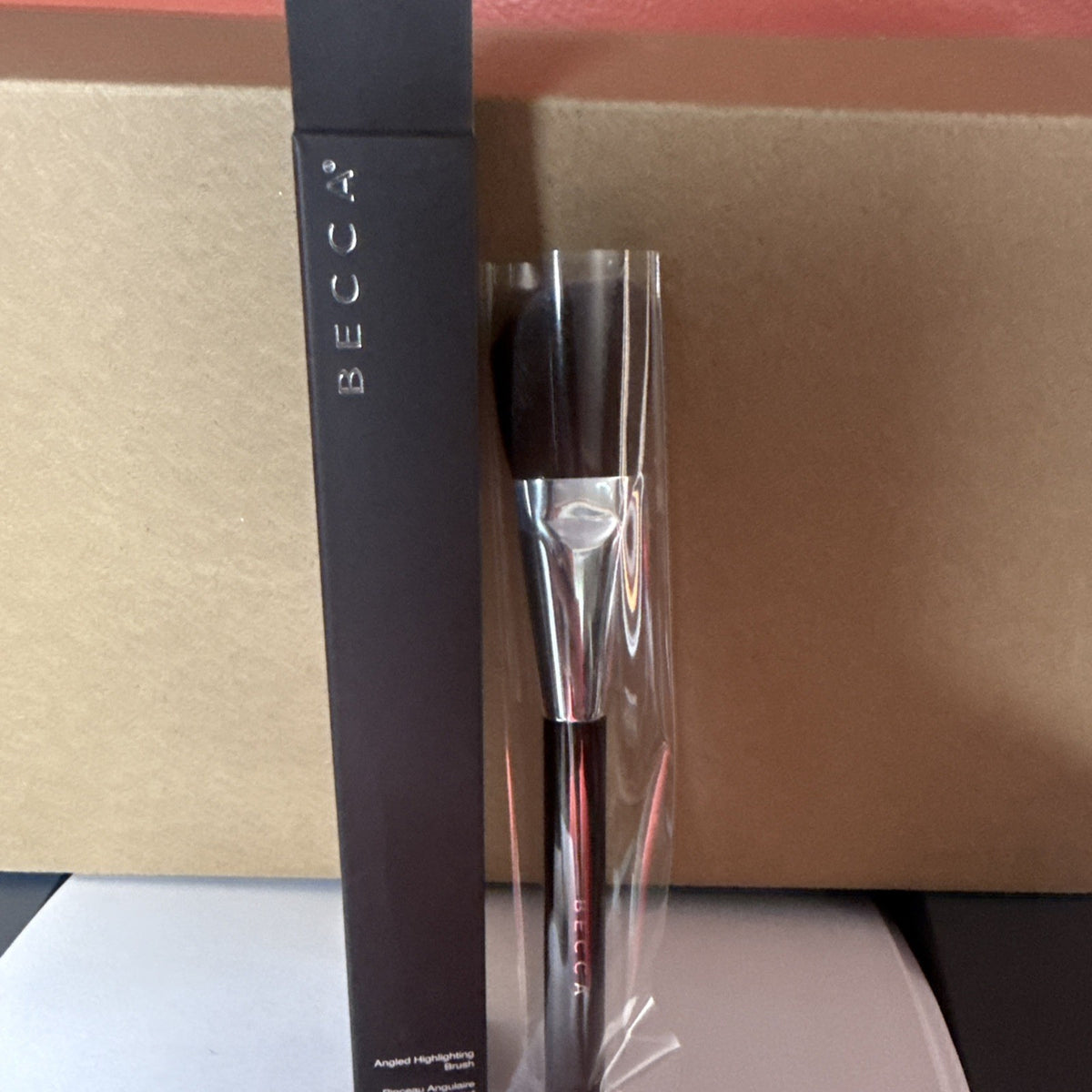 Becca Angled Highlighting Brush - Makeup Powder & Blush Tool