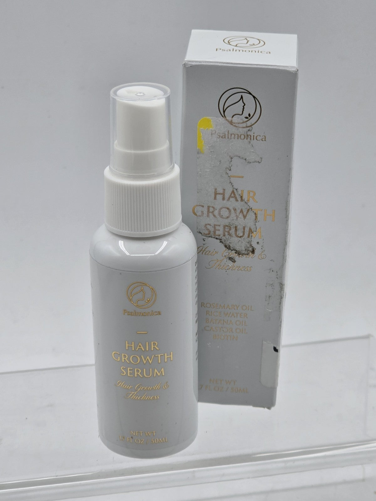 Hair Growth Serum: Rosemary Batana Castor Oil Rice Water Biotin Oils