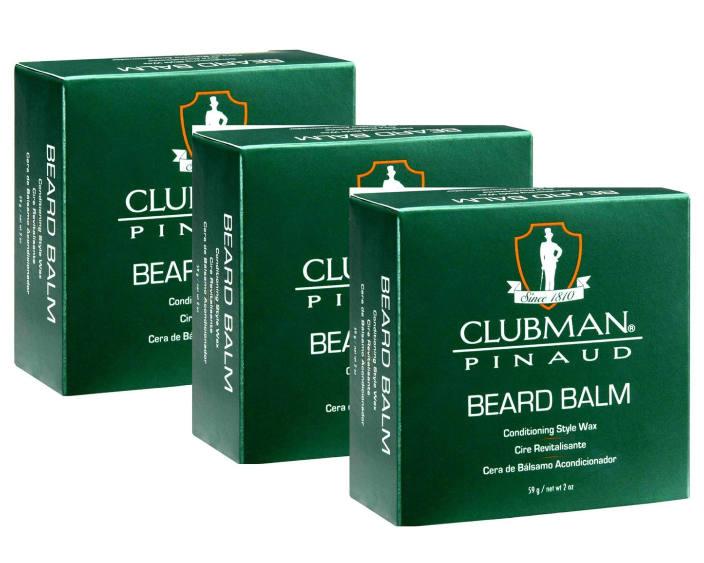 Beard Balm Conditioning & Styling Set - 3 Pack, 2oz Each