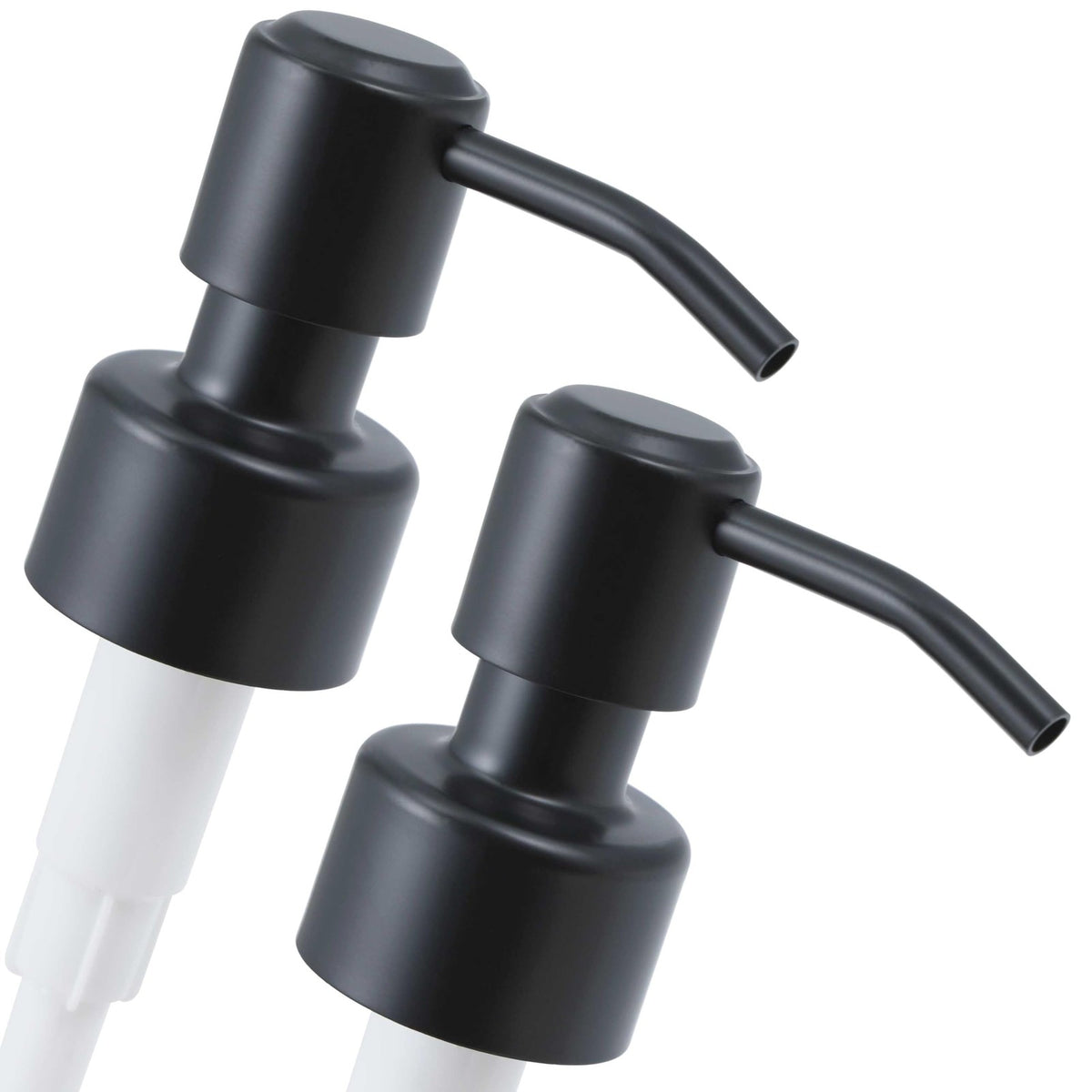 Stainless Steel Soap Pump Replacement Kit - 8 Inch Tube, Compatible with Various Bottles