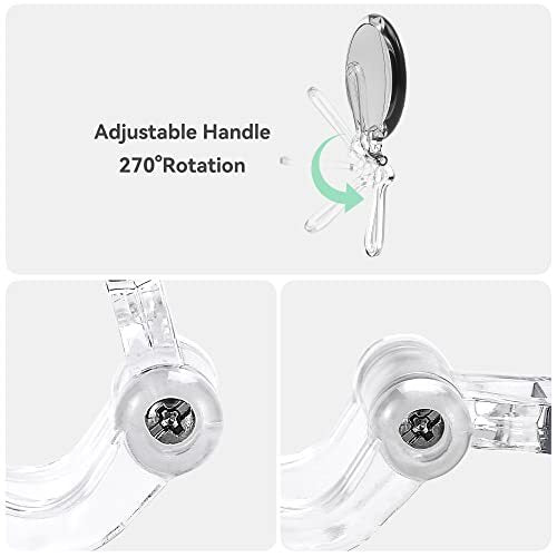 Travel Magnifying Mirror with Handle - Assorted Sizes 20X, 25X, 30X