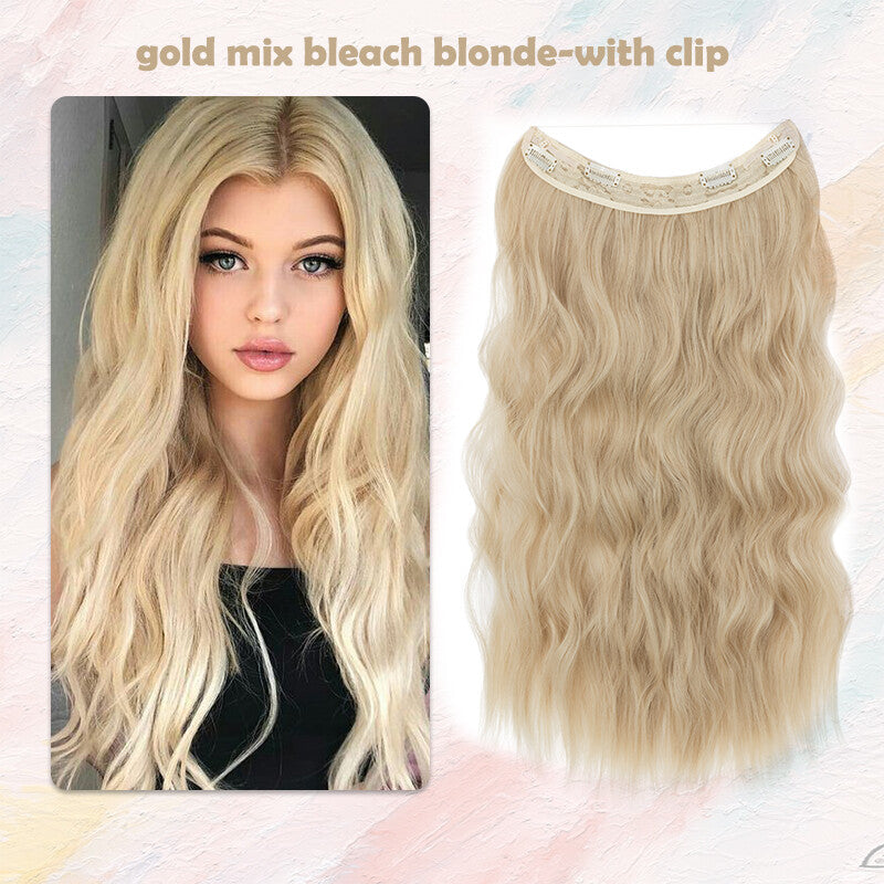 Hair Extensions with Elastic Band & Miracle Ring - Thick, Real Hair