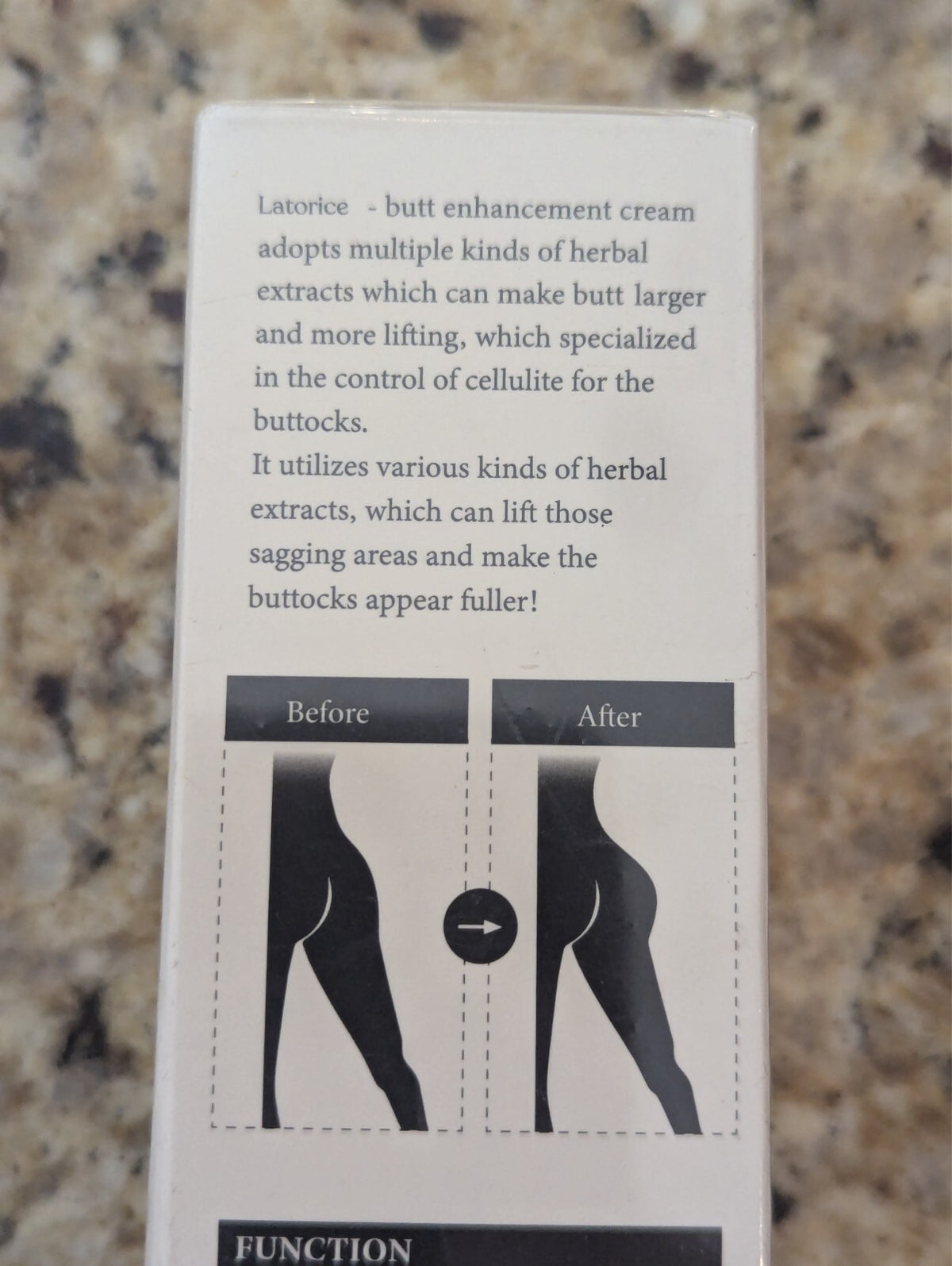 Butt Enhancement Cream - Natural Firming Formula 3.5 oz