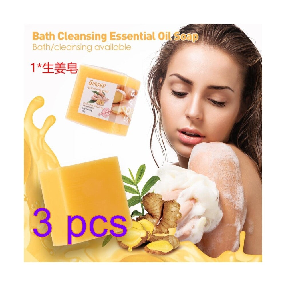 3/1PC Tumeric Soap For Dark Spots,Skin Lightening, Anti Acne Skin