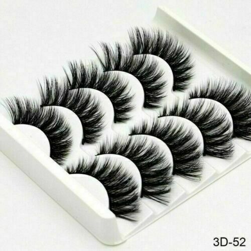 False Eyelashes 3D Mink Natural Long Lash Extensions for Makeup - Multiple Styles