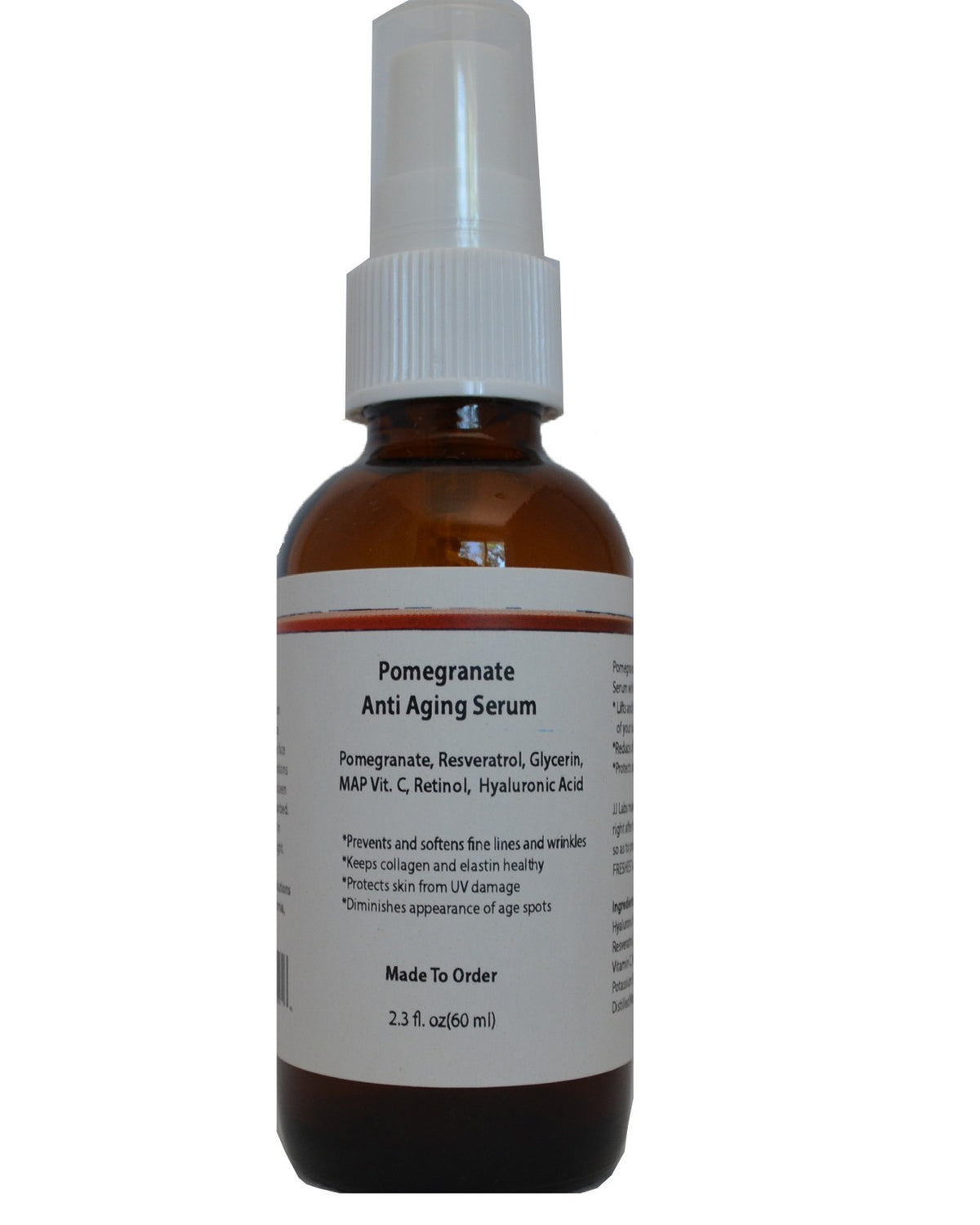 Pomegranate Anti-Aging Serum with Resveratrol & Hyaluronic Acid - Natural Face Treatment