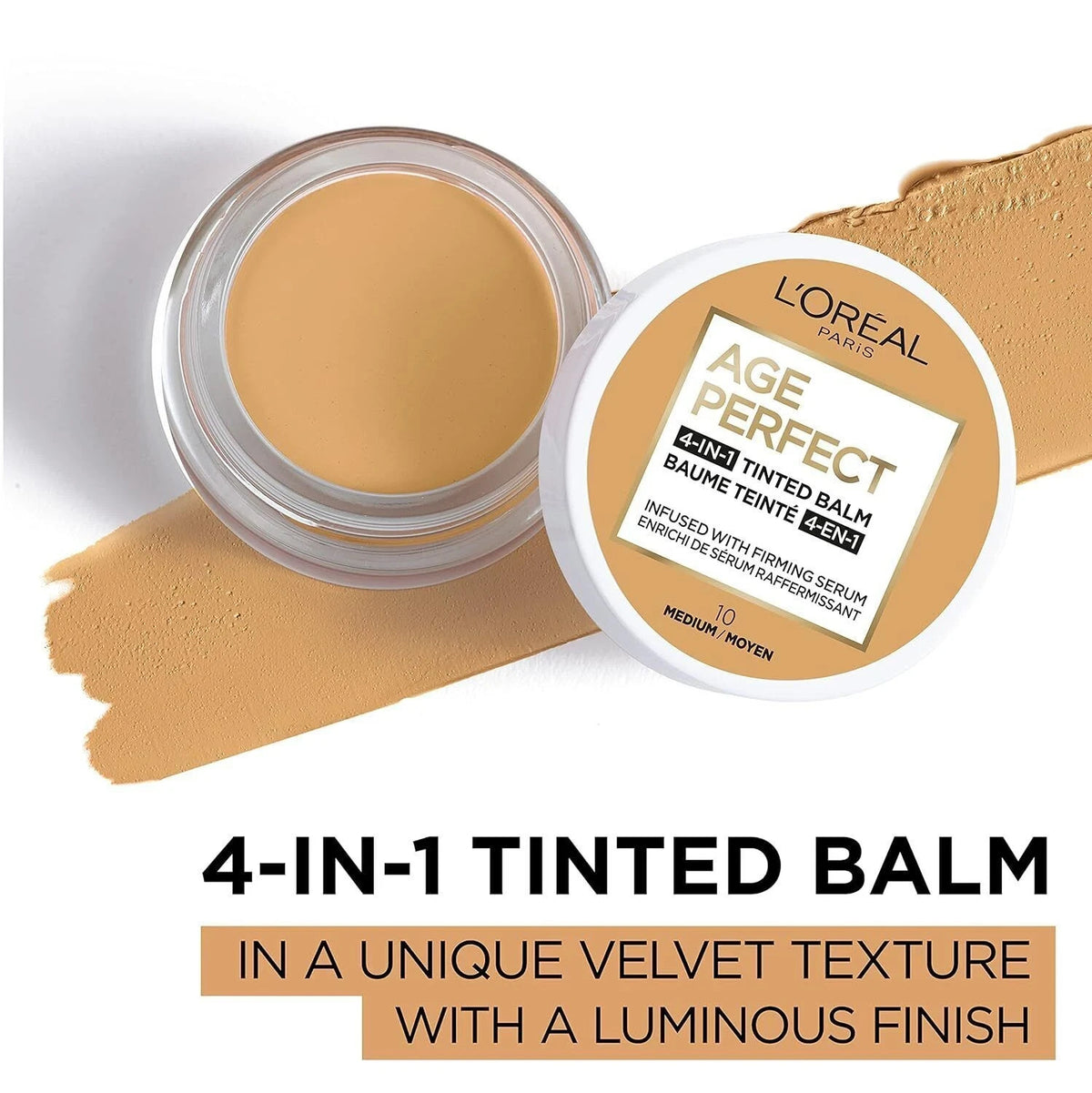L'Oreal Age Perfect 4-in-1 Tinted Balm for All Shades - Hydrating Skin Care