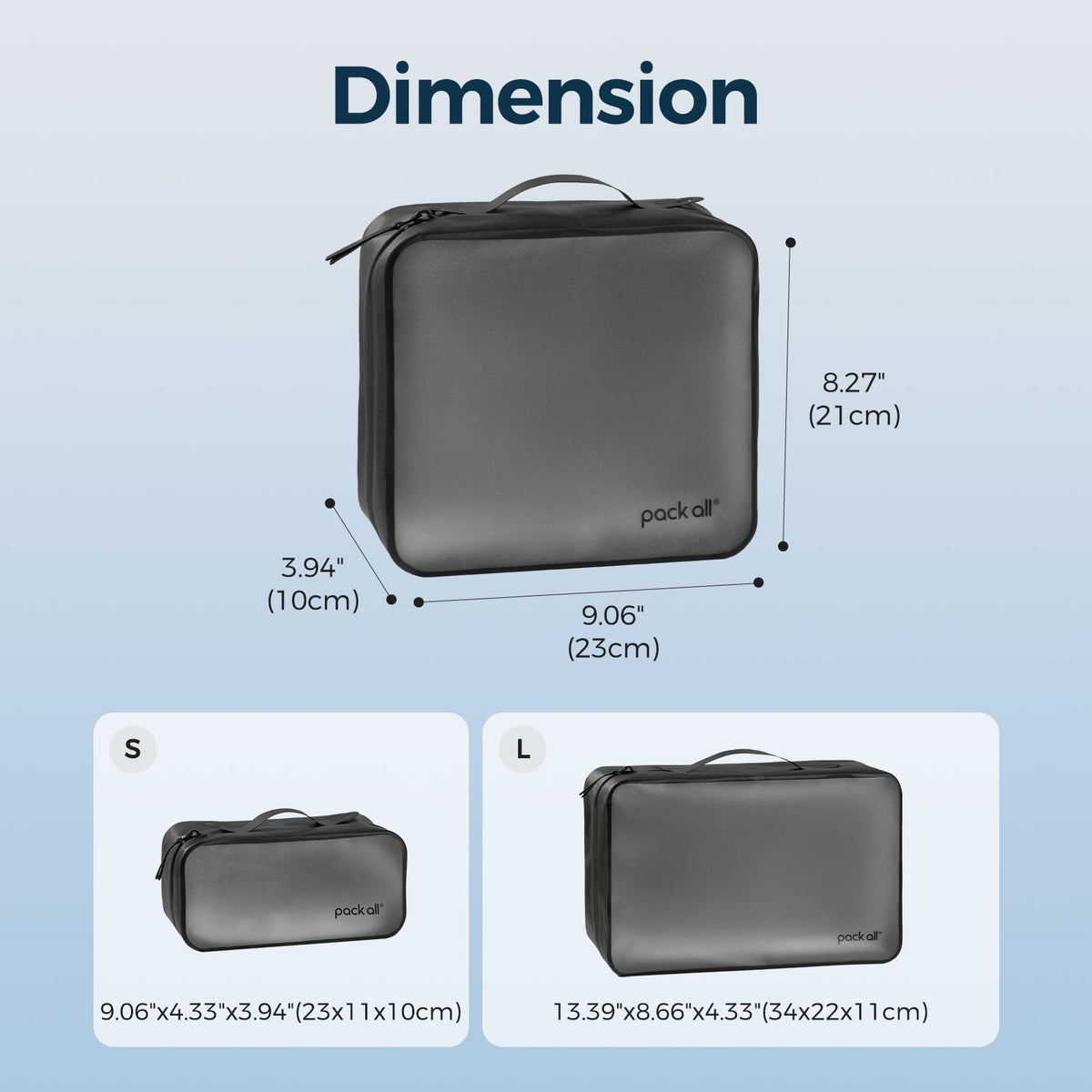 Travel Clear Organizer Pouch Waterproof TPU Zipper Bag for Toiletries & Gear