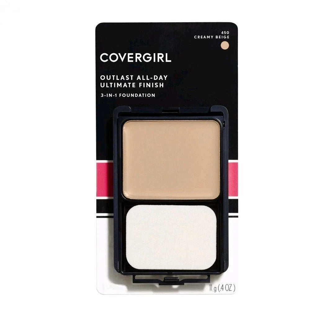 Covergirl All-Day Foundation 450 Creamy Beige - Long-Lasting Face Makeup