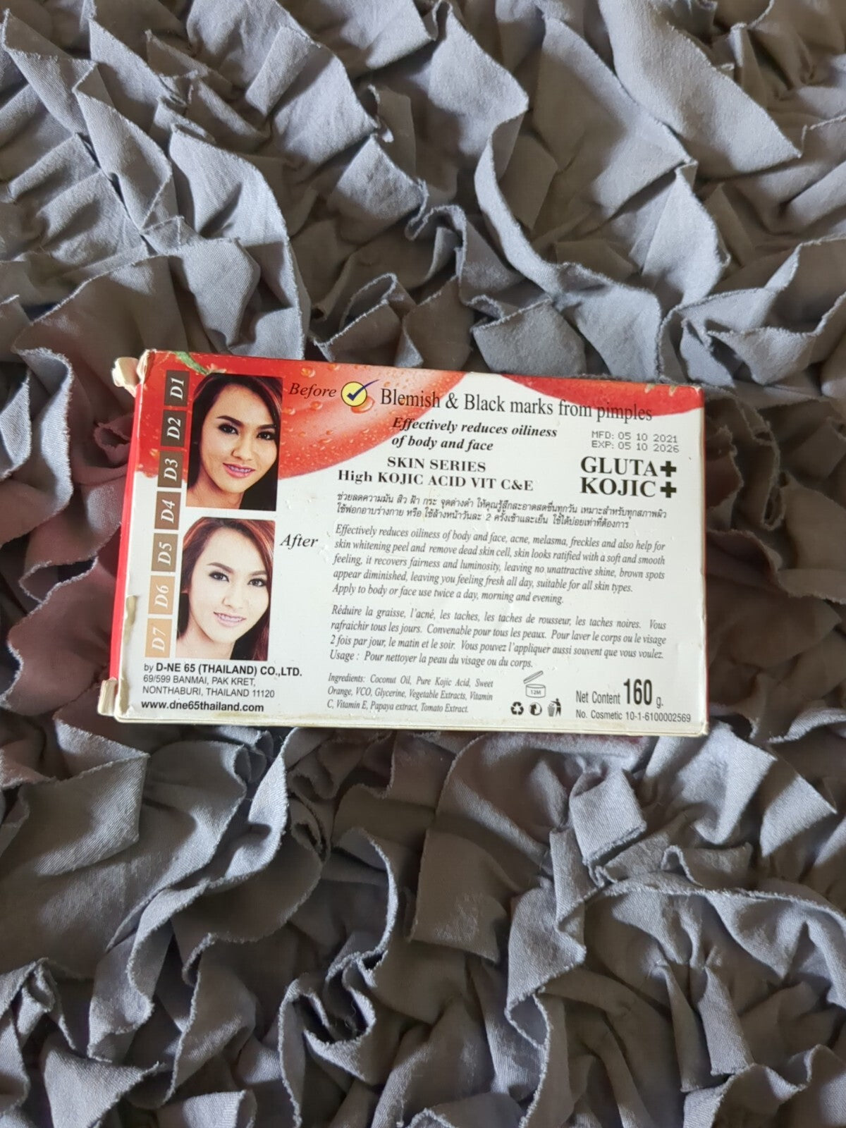 Kojic Tomato Gluta Collagen Whitening Soap for Blemish & Dark Spots - 7 Days