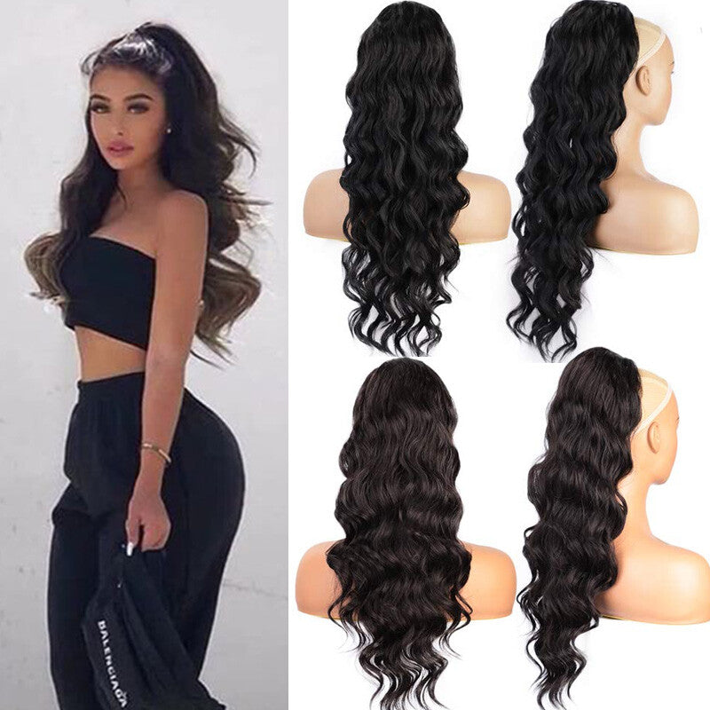 200g Thick Large Drawstring Ponytail Clip-In Hair Extension for Full Head