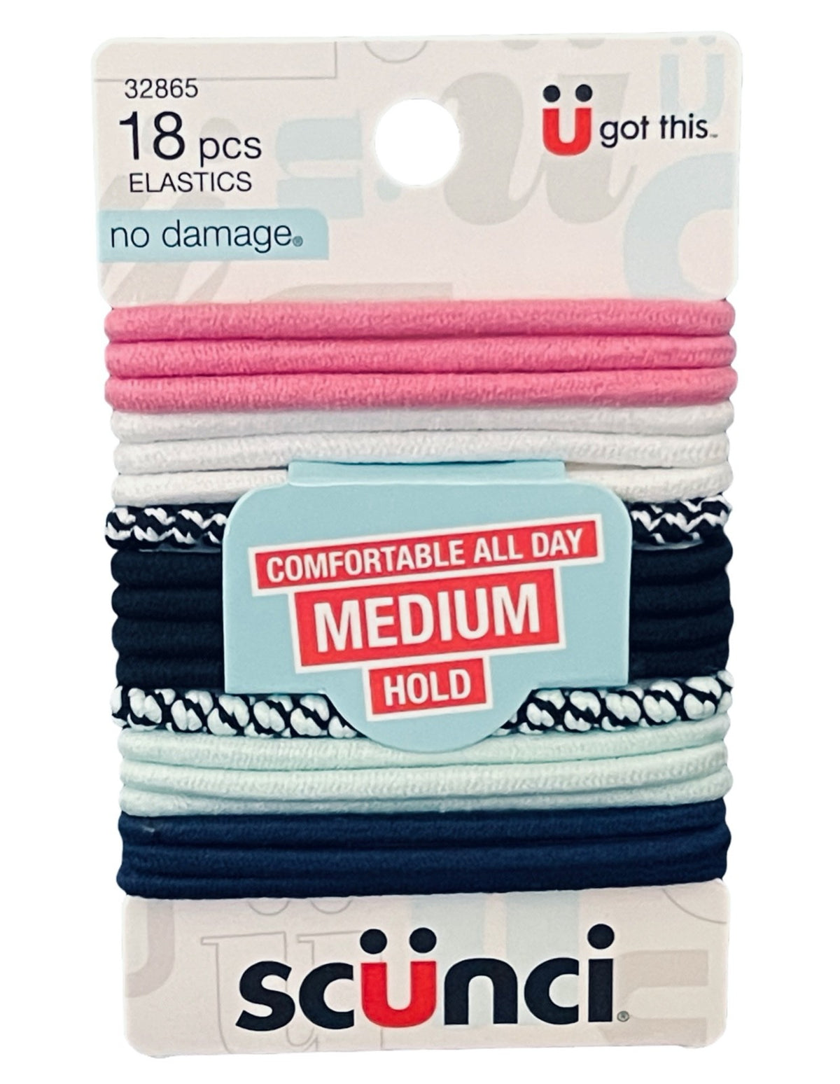 Scunci No damage Medium Hold Hairties 18 pack