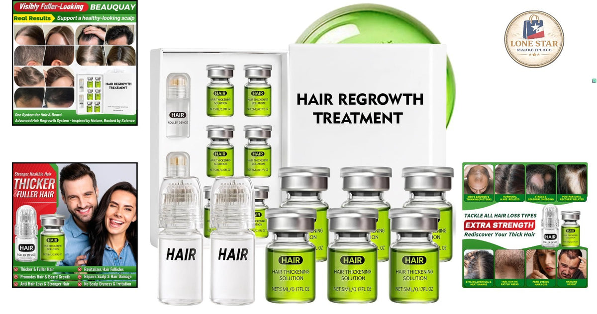 Thicker-Looking Hair Regrowth Treatment - Ginseng & Peppermint Serum