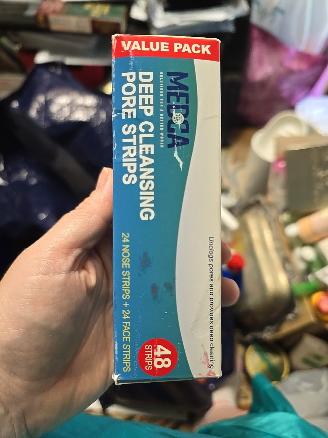 Deep Cleansing Pore Strips for Nose & Face - 24 Nose + 24 Face Strips Set
