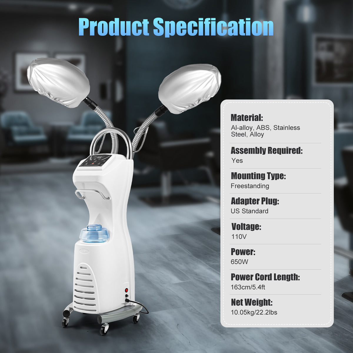 Stand Hair Steamer Machine Oil Treatment 110V
