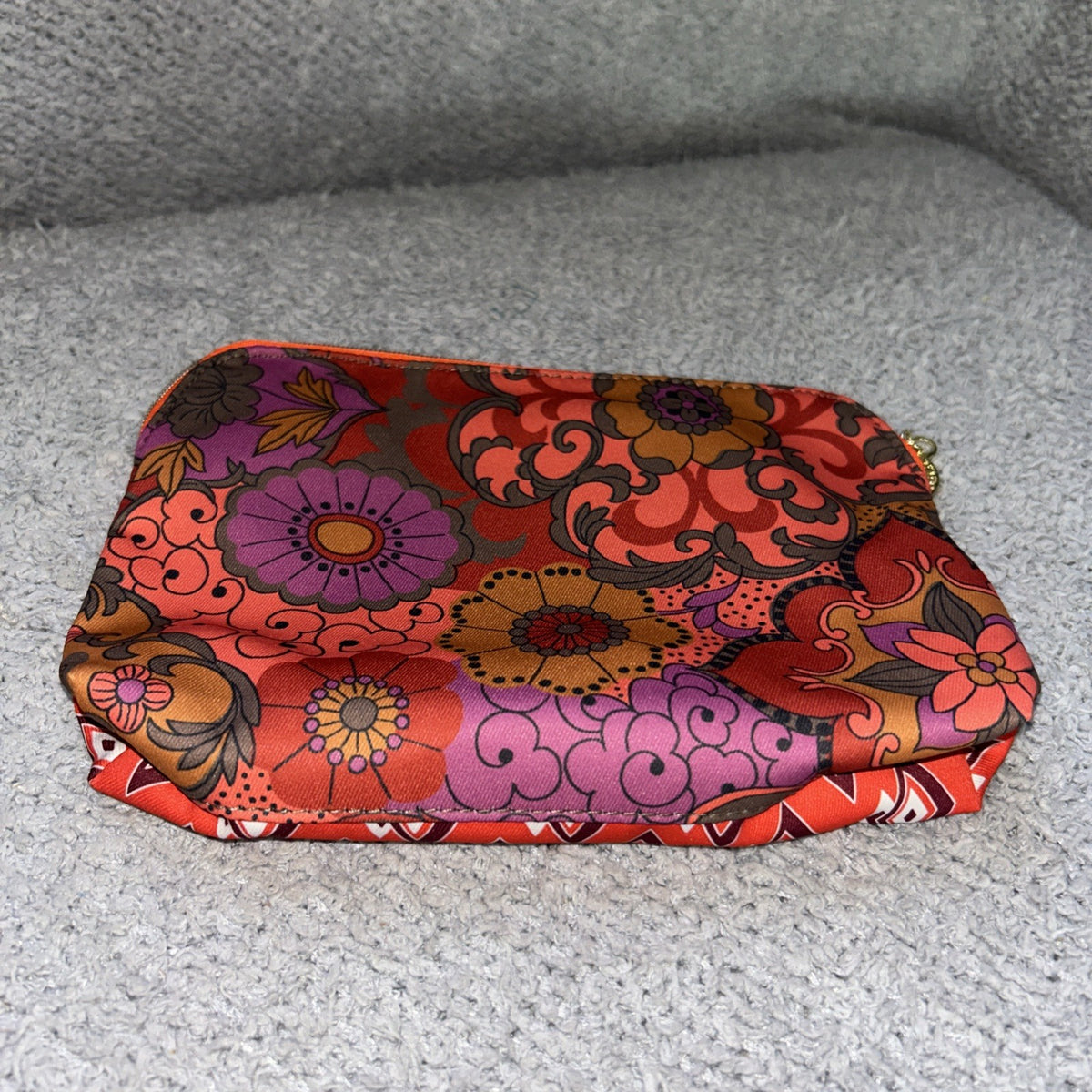 Estée Lauder Floral Makeup Cosmetic Travel Bag - Zip Pouch for Beauty