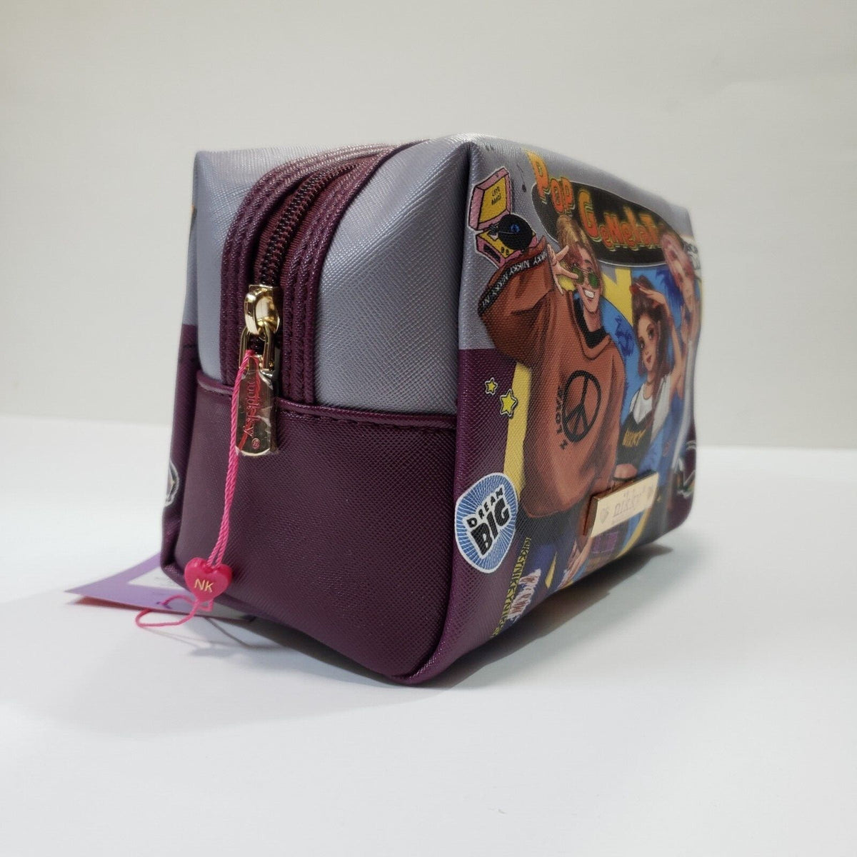 Nicole Lee Cosmetic Bag - Travel Makeup Organizer, Stylish Compact Design