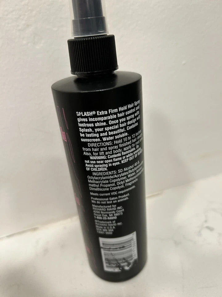 Focus 21 Splash Finishing Spray - Extra Hold, 12 Oz, Hair Styling