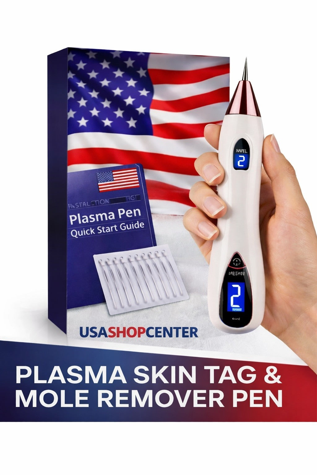 Laser Plasma Pen for Skin Tag Mole Wart Removal Anti-Aging Dark Spot Therapy