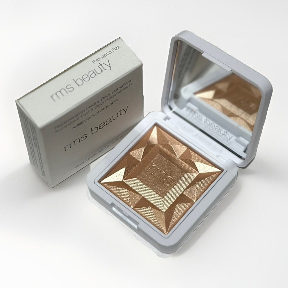 Hydra Dew Luminizer Prosecco Fizz - RMS Beauty 0.25oz Full Size Highlighter