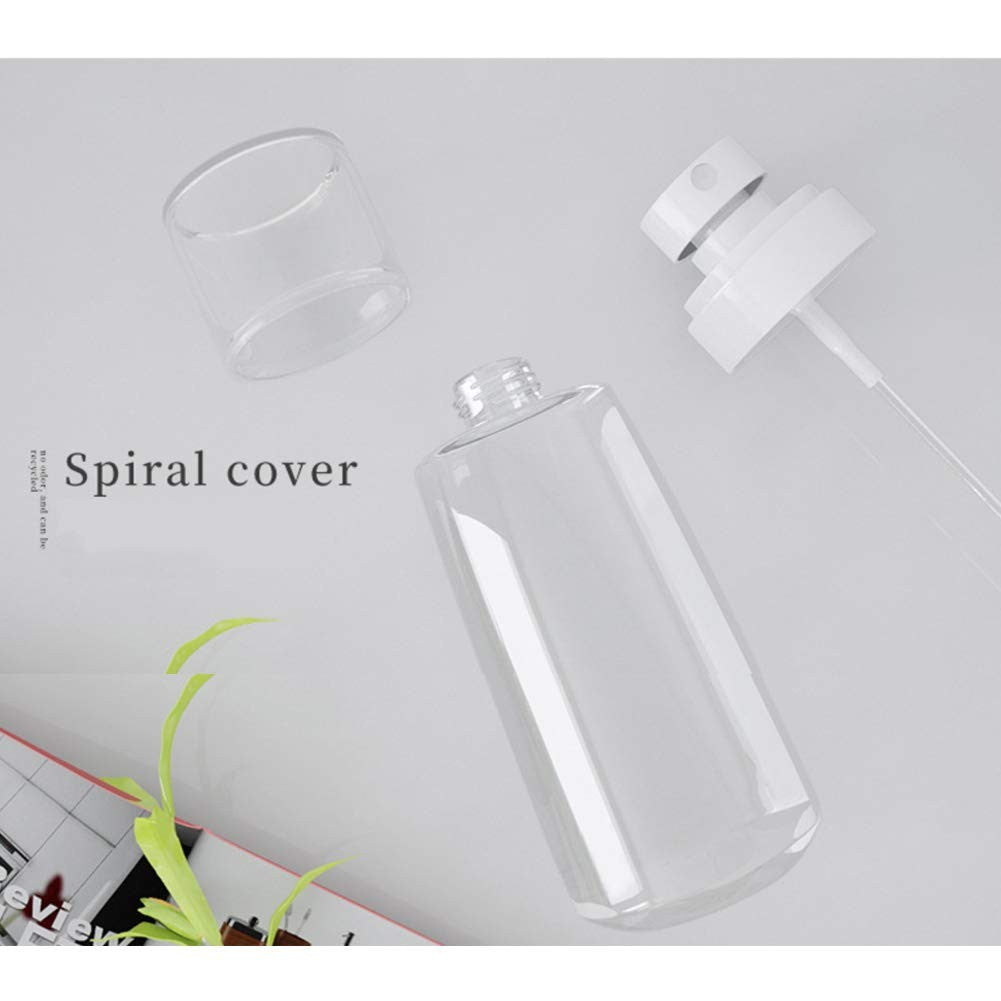 Refillable Cosmetic Spray Bottles Set - Fine Mist, Leakproof, 3.4oz, Clear