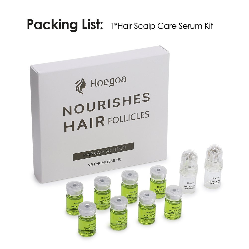 8Pcs Advanced Hair Treatment Ginseng Serum -MICRONEEDLE Regrowth