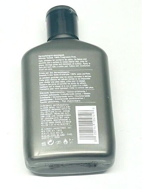 Clinique for Men Exfoliating Tonic Lotion - 6.7 oz /200 mL * Full Size