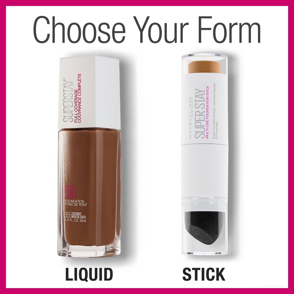 Long-Lasting Foundation Stick for Normal to Oily Skin - Natural Finish