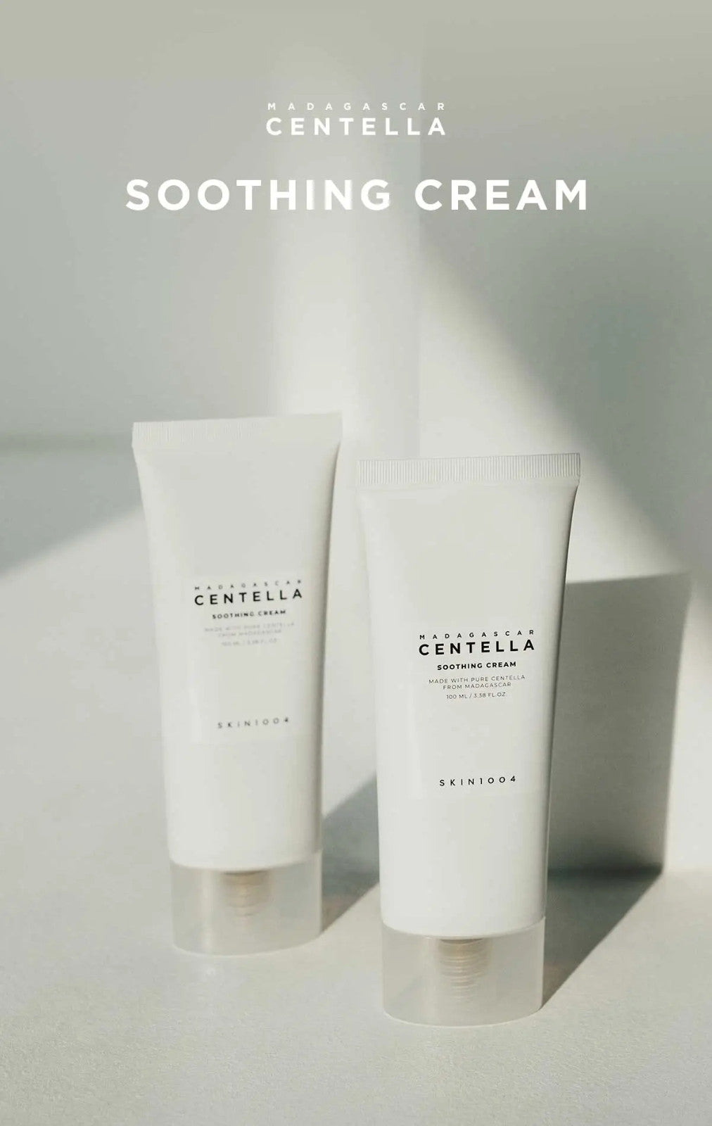 Madagascar Centella Soothing Cream 100ml - 2 Pack
