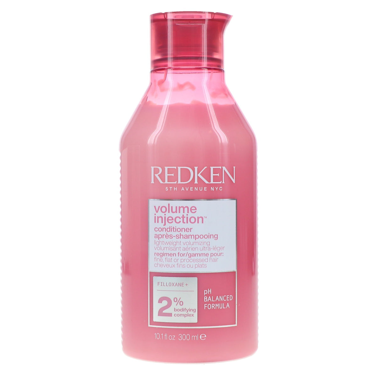 Redken Volume Injection Conditioner 10.1 oz for Fine Hair - Adds Body & Lift