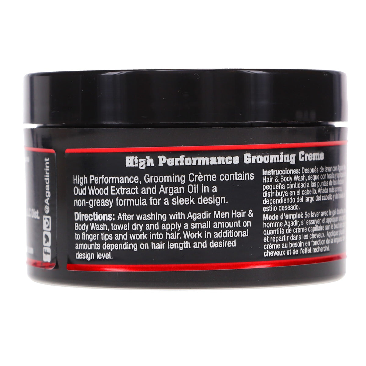 Men's Grooming Creme with Argan Oil and Oud Wood Extract - 3 oz