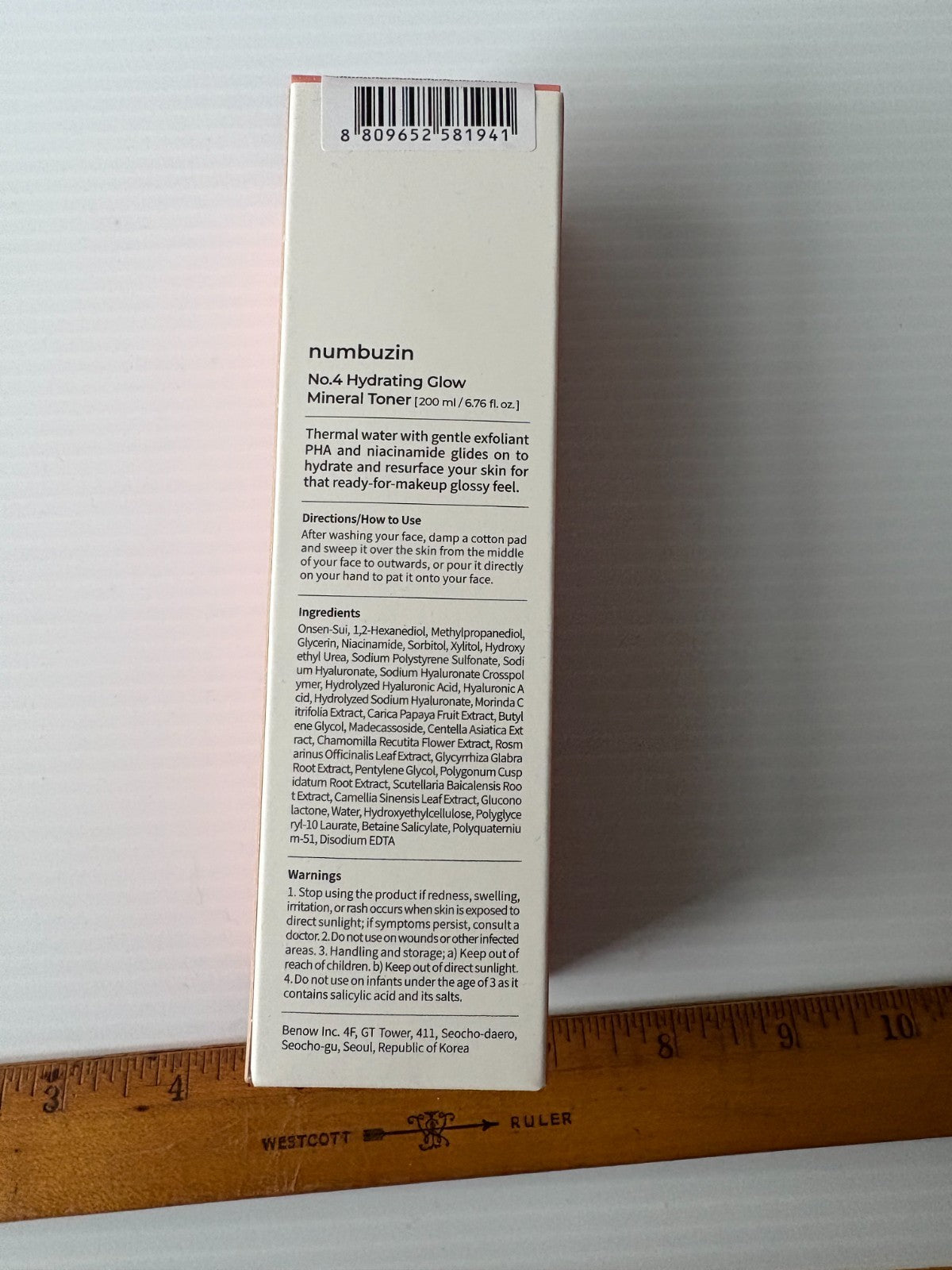 Hydrating Glow Mineral Toner - 200ml Skin Care for Radiance & Hydration