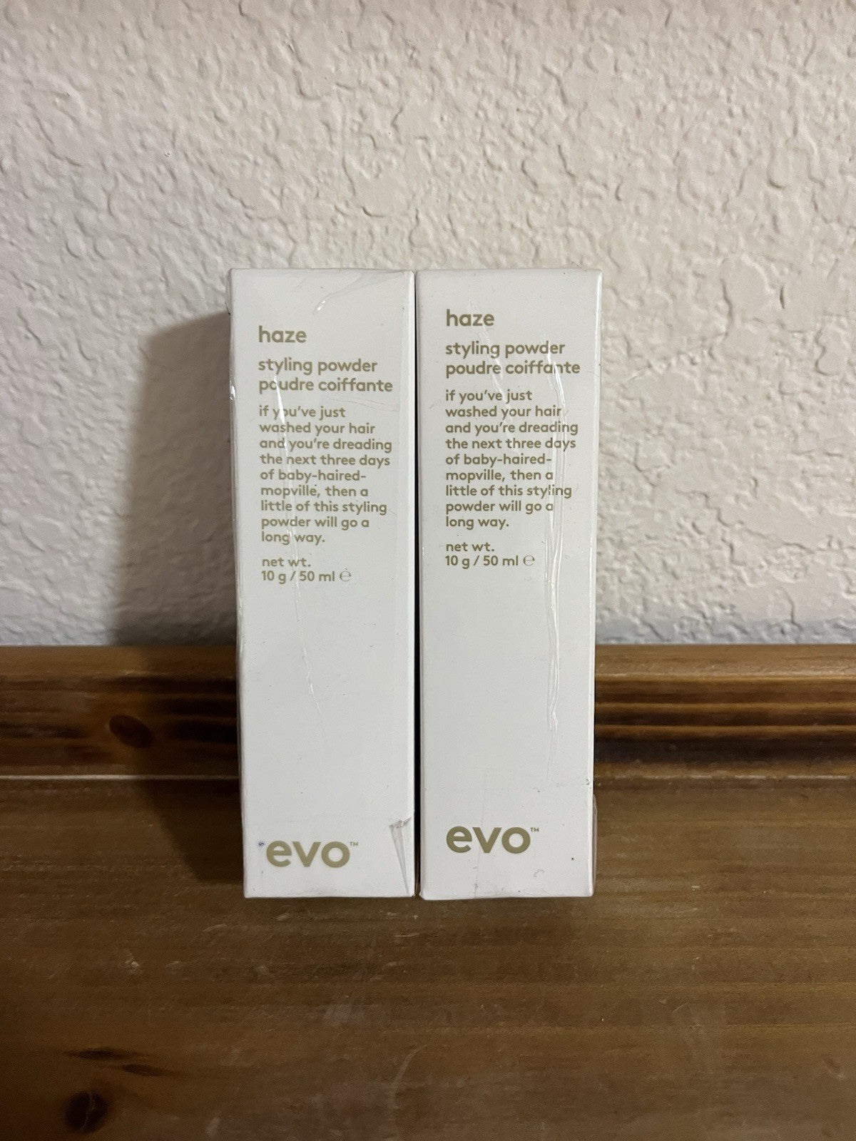 2-Pack Hair Styling Powder for Hair - EVO Haze, 10g/50ml