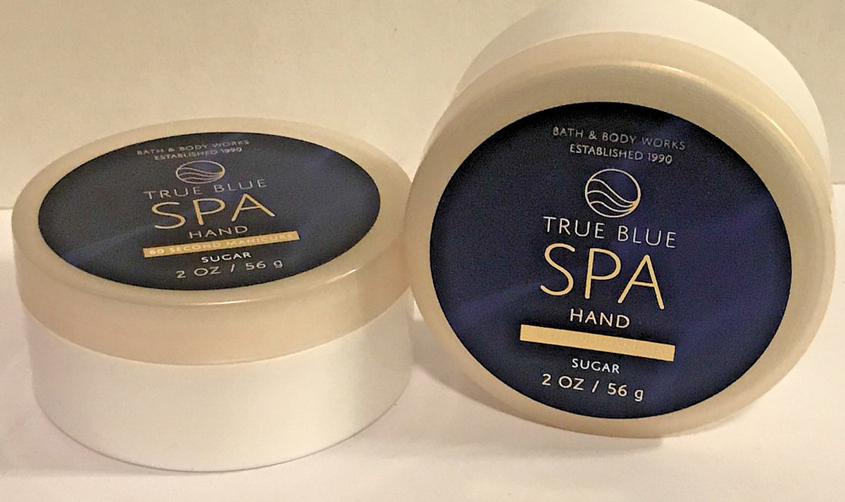 TRUE BLUE SPA HAND SUGAR SCRUB 60 SECOND MANICURE 2 OZ BATH BODY
