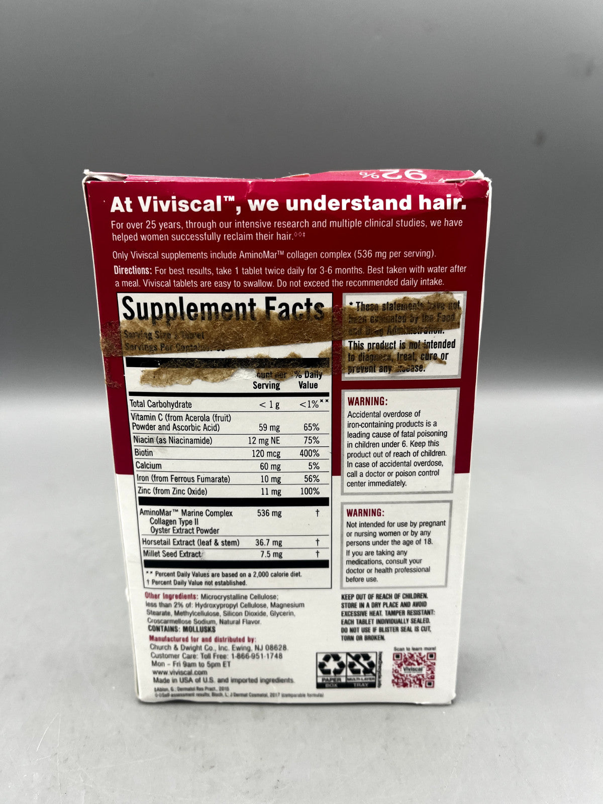Viviscal Advanced Hair Growth Tablets - 60 Count