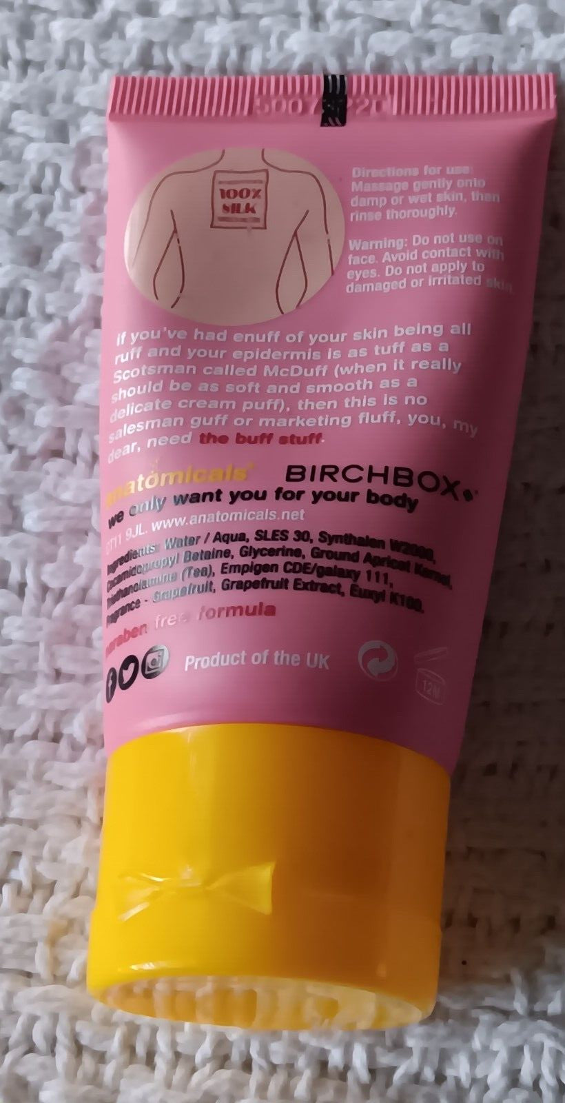 Acure Delectable Anatomicals Peach & Lily Face Body Scrub Travel Size