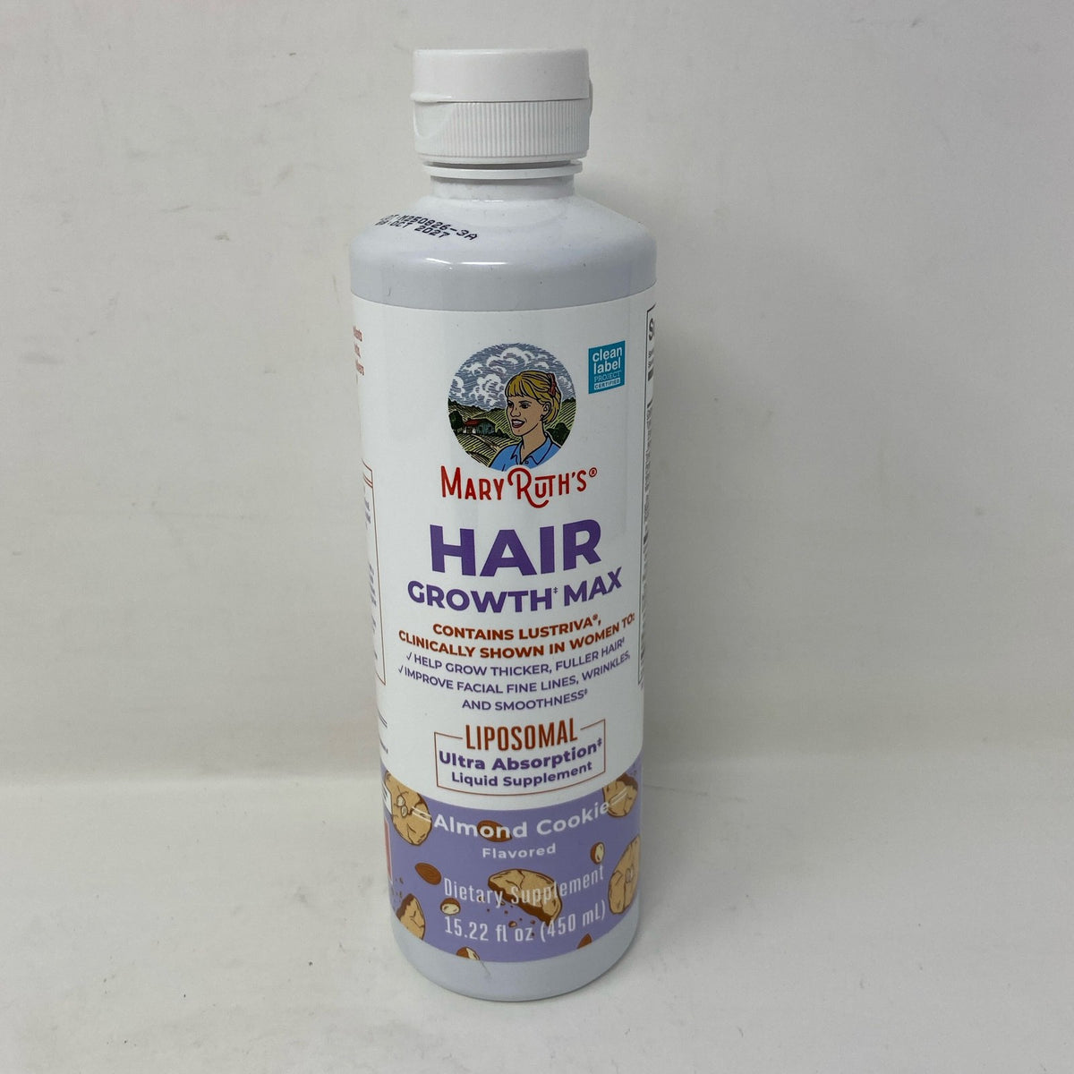 Hair Growth Max Liposomal Supplement - Almond Cookie 15.22 fl oz