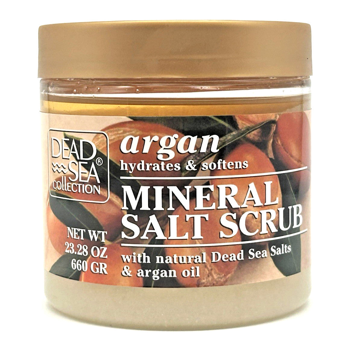 Dead Sea Collection Argan Exfoliating Glow Mineral Salt Scrub (23.28