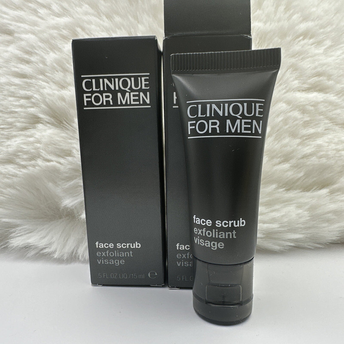 2 Pc - Clinique For Men Face Scrub 0.5 fl.oz / 15 ml Each Sample Size